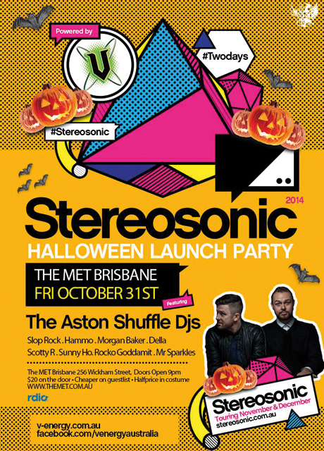 stereosonic halloween launch party