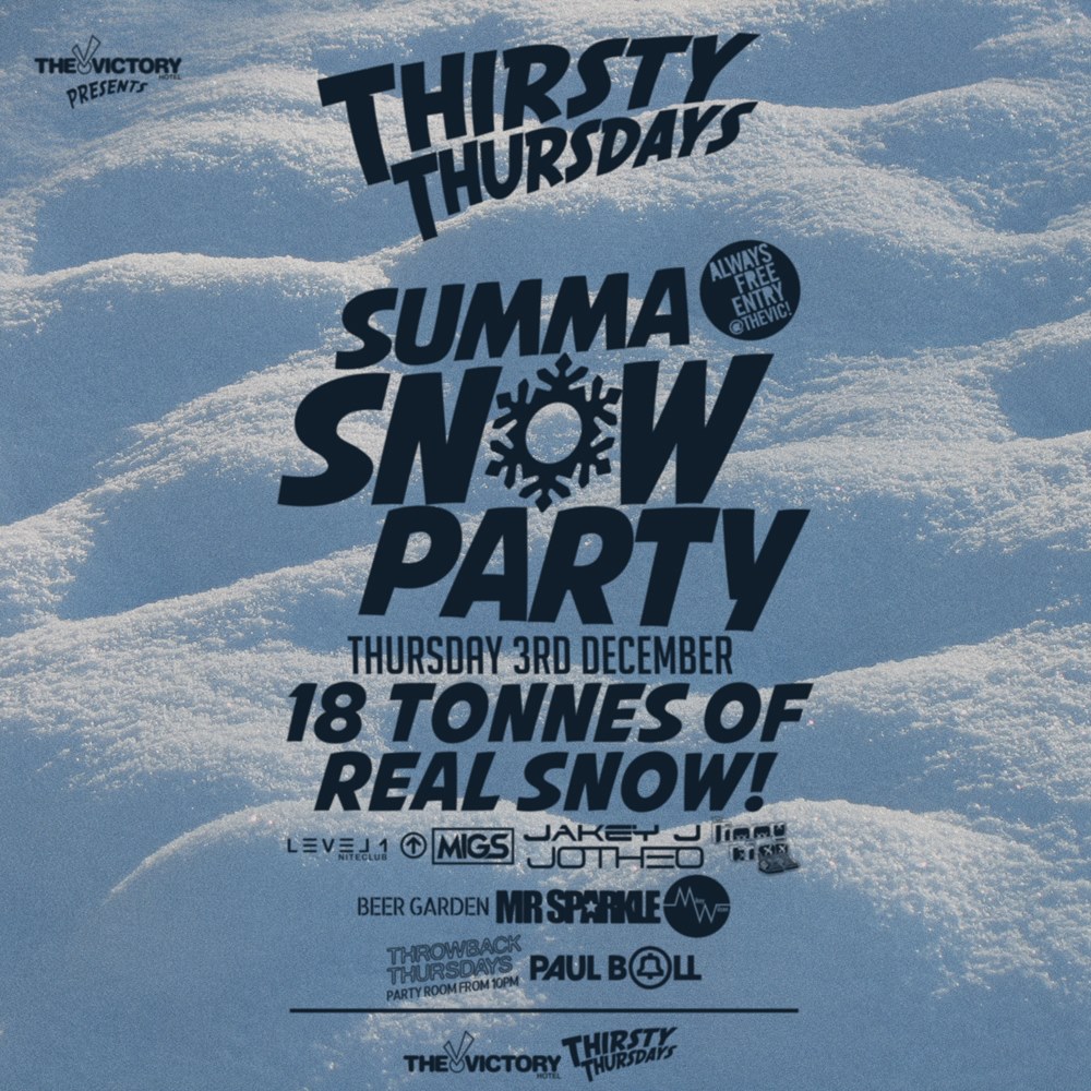 thirsty thursdays summa snow party