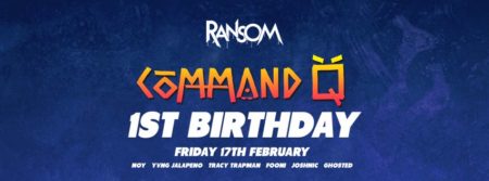 x RANSOM BNE TURNS ONE x What a year its been, we've loved all the support from our community. We couldn't have thrown this many epic parties with out you, here's to an even bigger second year! IN ORDER OF APPEARANCE (launch -> current) Jack Beats | Oski | Marshmello | Quix | Yvng Jalapeno | Boombox Cartel | Noy | Slumberjack | Spenda C | Busy P | Boston Bun | Mace | Bear Grillz | Will Clarke | Just A Gent | Party Thieves | Valentino Khan | Varcity | Milo & Otis | Jvst Say Yes | Paul Dluxx | Brillz | Black & Blunt | Phaseone | Hydraulix | Apashe | Drezo | Jace Disgrace | Yellow Claw | B Wise | Gill Bates | Turquoise Prince | Chiefs | Caked Up | Snails | Crankdat | Kuren | Sikdope | Sinden | Kayzo | Enschway | Nick Thayer | Ember | Ape Drums | K Theory | Graves | Rickyxsan | Mightyfools | Angelz | Blackjack | DJ Craze | Four Colour Zack | Luca Lush | Zeke Beats | Saymyname | Downlink | Moksi | Fawks | Lookas | Diskord | Dr Fresch | Gravez | Dirtcaps | Ookay | Gladiator | Jordan Burns | Paces | Ian Munro | G Buck | Atonez | Shockone | Vengeance | Aryay | Riot Ten | Z Trip | Cesqeaux | Getter | Jayceeoh | Ricky Remedy | My Nu Leng | Zomboy | Delta Heavy | COMMAND Q https://www.facebook.com/CommandQMusic/ https://soundcloud.com/commandqmusic $20 On The Door / Cheaper On A Guest List
